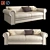 Italian Made QUINCY Sofa 3D model small image 1