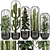 Exotic Indoor Plant Collection 3D model small image 1