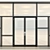 Panoramic Stained Glass Window: Elegant Glazing 3D model small image 3