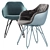 Elegant Lap Chairs: Lap 4051, Lap 4052 3D model small image 4
