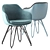 Elegant Lap Chairs: Lap 4051, Lap 4052 3D model small image 5