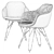 Elegant Lap Chairs: Lap 4051, Lap 4052 3D model small image 6