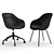 HAY AAC Soft Collection: Modern Upholstered Chairs 3D model small image 2
