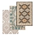 High-Quality Carpet Set 39 3D model small image 1