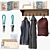 Modern Coat Stand - Stylish Home Organization 3D model small image 1