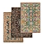 Versatile Set of 3 High-Quality Carpets 3D model small image 1