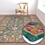 Versatile Set of 3 High-Quality Carpets 3D model small image 2