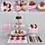 Juicy Strawberry Candy Delight 3D model small image 1