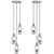 Elegant Atheneum Fixed Chandelier 3D model small image 3