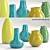 Versatile Vase Collection 3D model small image 1