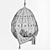 Boho-inspired Hanging Chair 3D model small image 3