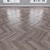 Versatile Parquet Oak Flooring 3D model small image 3