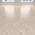 Elegant Cream Oak Parquet: Herringbone, Linear, Chevron 3D model small image 2