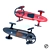 Kids' Ride-On Car: Stylish Black and Red 3D model small image 2