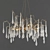 Elegant Crystal Chandelier Set 3D model small image 2