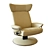 Ultimate Stressless Jazz Recliner 3D model small image 1