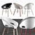 Sleek Globe-L DOMITALIA Chair 3D model small image 1