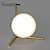 Milky Triple Stick Lamp 3D model small image 1