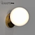 Milky Glow Wall Sconce 3D model small image 1