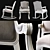 French Vintage Upholstered Rocker - Classic and Elegant 3D model small image 2