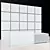 Modern Reception Desk - Sleek Design 3D model small image 3