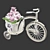 Floral Bike: A Blooming Gift 3D model small image 3