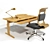 Versatile Office & Kids Furniture Set 3D model small image 2