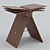 Butterfly Wave Stool: Modern & Comfortable 3D model small image 1