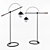 KIMU Floor Lamp: Contemporary Illumination Solution 3D model small image 1