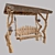 Rustic Handmade Russian Swings 3D model small image 2