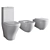 Kerasan Aquatech - Premium Toilet 3D model small image 1