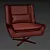 Swivel Lounge Chair: Aarav Capone 3D model small image 3