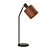 VIOKEF Dexter Table Light: Black Copper 3D model small image 1