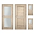 Nordic Oak Sonoma Interior Doors 3D model small image 1