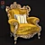 Elegant Varie Classic Chair 3D model small image 1