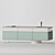 Elegant Kitchen + Dresser: Archetipo Collection 3D model small image 1