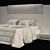 Luxury Bed Set - Vray & Corona 3D model small image 3