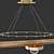 Brass LED Pendant Light 3D model small image 1