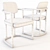 Porada Serena ArmChair: Timeless Elegance 3D model small image 2