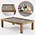 Vintage Brunswick Parsons Billiards Table 3D model small image 1