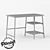 Customizable Loft-style Desk 3D model small image 2