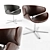 Modern Jive Chair: Sleek Design, Comfortable & Stylish 3D model small image 1