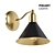 Elegant Brass Sconce - Art. 4207 3D model small image 1