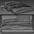 Elegant Bolton Poliform Bed 3D model small image 3