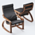 Modern Scandinavian Design Chair 3D model small image 2