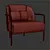 Modern Elegance: Circa Lounge Chair 3D model small image 3
