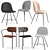 Modern Dining Chairs Collection 3D model small image 3