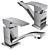 Gappo G4507 Bathroom Sink Mixer 3D model small image 1