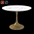 Modern RH Aero Round Dining Table 3D model small image 1