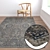 Luxury Carpet Set: High-Quality Textures 3D model small image 2